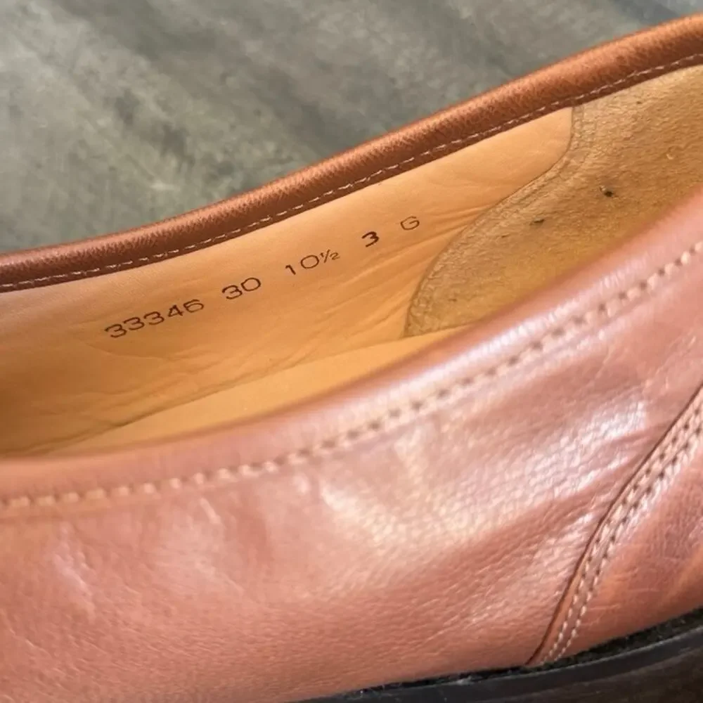Vintage Grenson Men’s Leather True Moccasin Loafers Brown Size 10.5-11